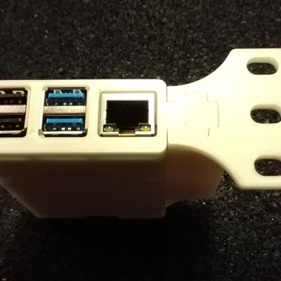Vỏ gắn tủ rack (Rack Mount) cho Raspberry Pi 4B / 3B+ / 3B / 3 / 2 / B+