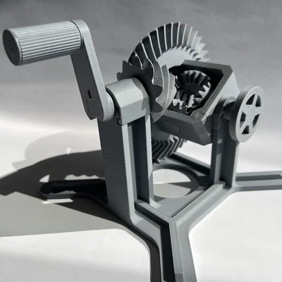 Mô hình bộ vi sai 3D (Differential display model) tự lắp ráp