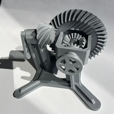 Mô hình bộ vi sai 3D (Differential display model) tự lắp ráp