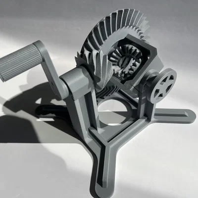 Mô hình bộ vi sai 3D (Differential display model) tự lắp ráp