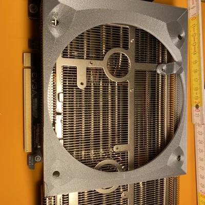 Ngàm gắn 2 quạt 120mm cho EVGA RTX 3080 FTW3 Ultra Gaming