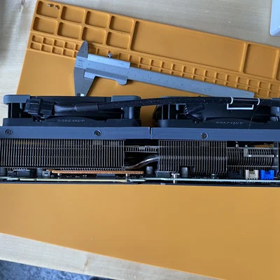 Ngàm gắn 2 quạt 120mm cho EVGA RTX 3080 FTW3 Ultra Gaming