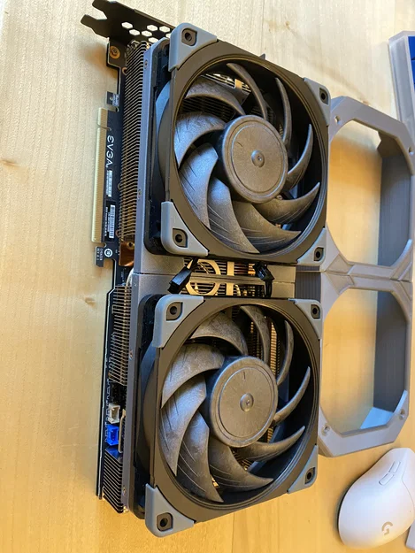 Ngàm gắn 2 quạt 120mm cho EVGA RTX 3080 FTW3 Ultra Gaming - Image 4