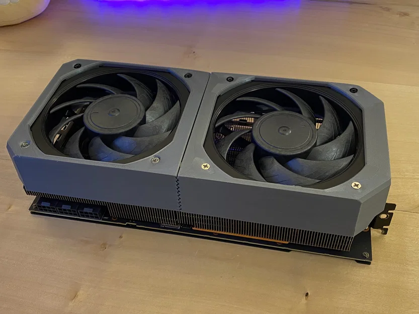 Ngàm gắn 2 quạt 120mm cho EVGA RTX 3080 FTW3 Ultra Gaming - Image 6
