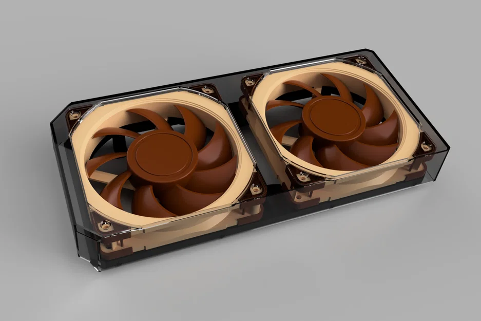 Ngàm gắn 2 quạt 120mm cho EVGA RTX 3080 FTW3 Ultra Gaming - Image 8