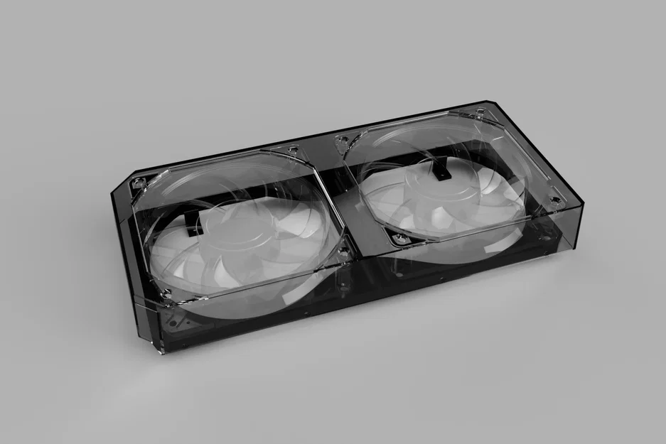 Ngàm gắn 2 quạt 120mm cho EVGA RTX 3080 FTW3 Ultra Gaming - Image 9