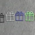 Móc khóa 2D – Hình hộp quà (Dạng viền) - Thumbnail 2