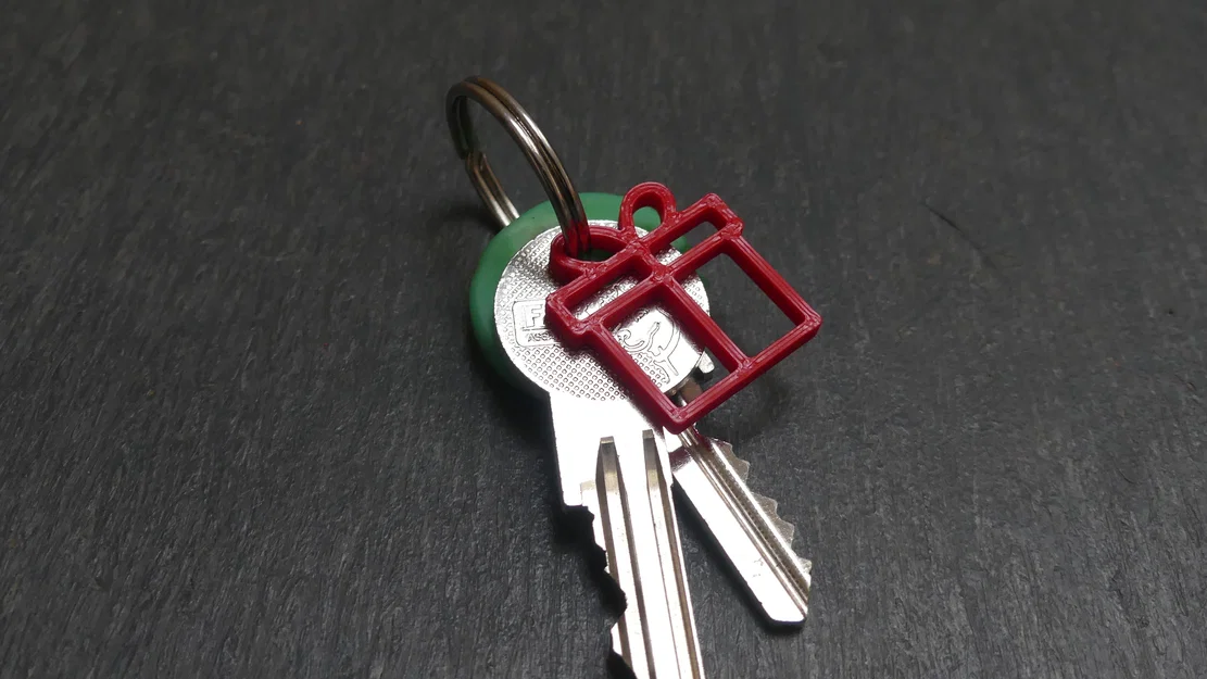 Móc khóa 2D – Hình hộp quà (Dạng viền) - Image 6