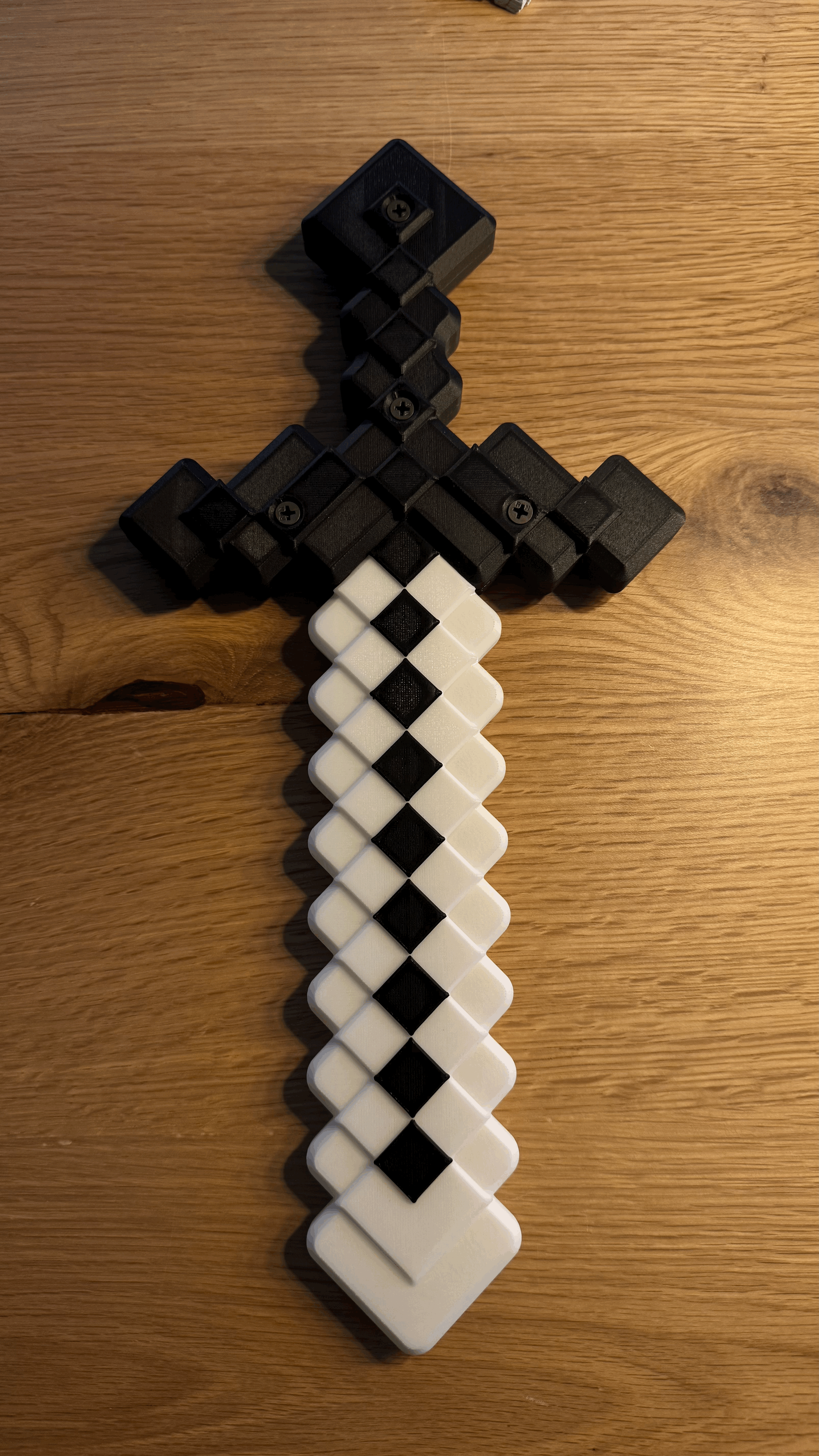 Mô hình kiếm Minecraft tự in 3D: Hướng dẫn lắp ghép chi tiết - Thumbnail 1