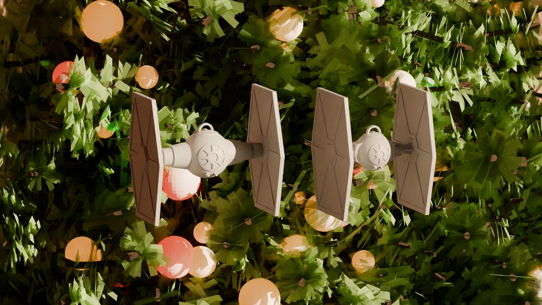 Mô hình trang trí cây thông Noel TIE Fighter Star Wars ấn tượng - Image 1