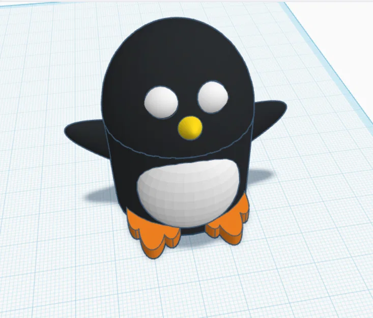 Mô hình chú chim cánh cụt đáng yêu cho bàn làm việc - Image 1