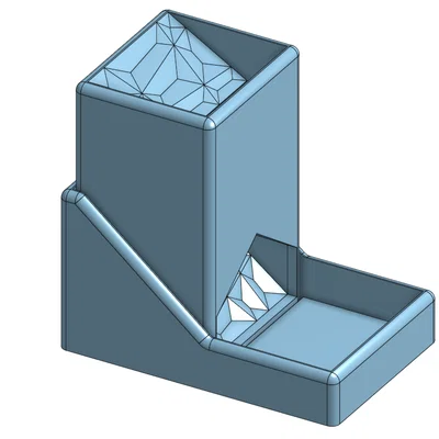 Tháp đổ xúc xắc (Dice Tower) kèm khay chứa đồ - Phiên bản nâng cấp