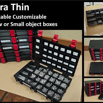 Hộp đựng ốc vít/đồ nhỏ siêu mỏng