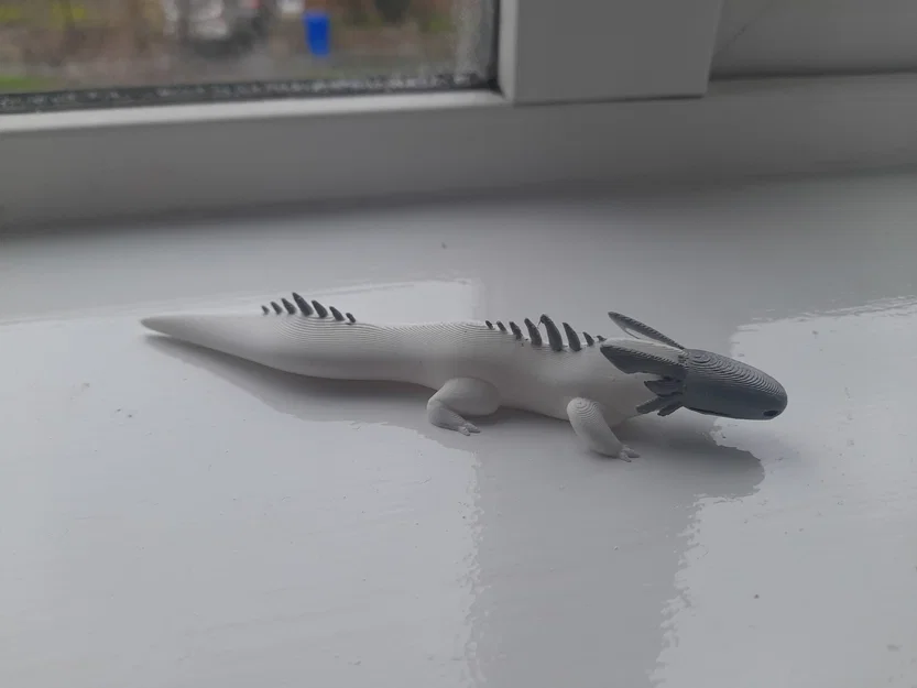 Mô hình in 3D White Lizard từ tựa game Rain World - Image 1