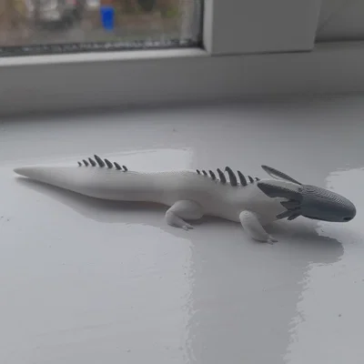 Mô hình in 3D White Lizard từ tựa game Rain World