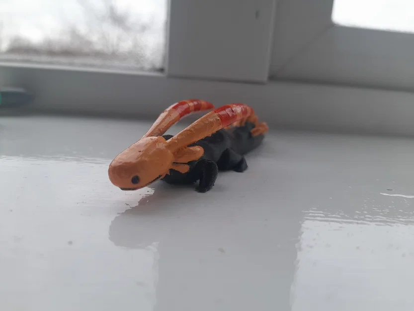 Mô hình 3D Orange Lizard (Rain World) sắc nét cho người hâm mộ - Image 2