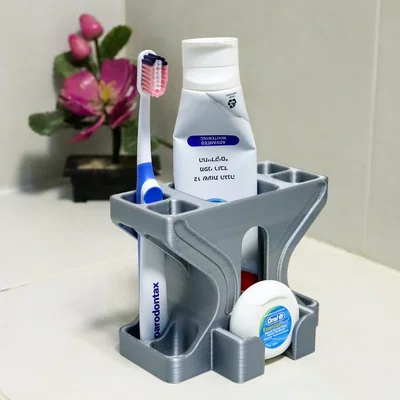 Giá đỡ bàn chải đánh răng đa năng in 3D gọn gàng cho phòng tắm