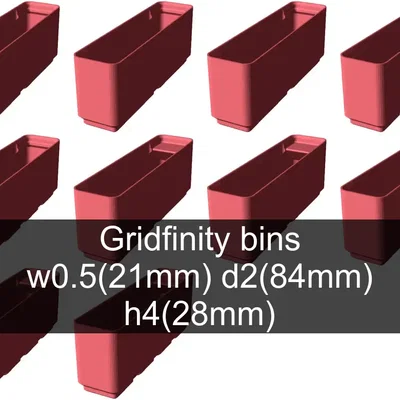 Bộ sưu tập khay Gridfinity chiều cao 4 (32mm)
