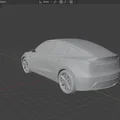 Mô hình xe Tesla Model Y chi tiết cho in 3D - Thumbnail 1