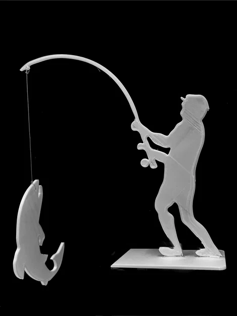 Topper cắm bánh kem hình Ngư dân - Image 1