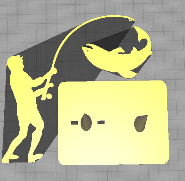 Topper cắm bánh kem hình Ngư dân - Image 2