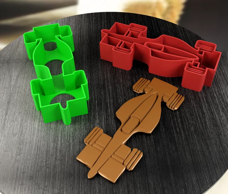 CẬP NHẬT! - Khuôn cắt bánh quy hình xe đua Formula 1 - Image 1