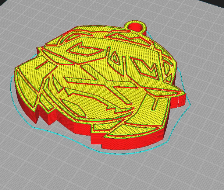 Móc khóa 3D hình nhân vật V từ Murder Drones - File in STL miễn phí - Image 1