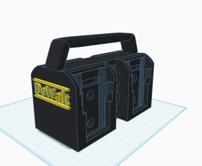 Khay xách pin DeWalt 20V in 3D: Gọn gàng và tiện dụng - Image 2