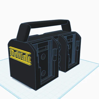 Khay xách pin DeWalt 20V in 3D: Gọn gàng và tiện dụng