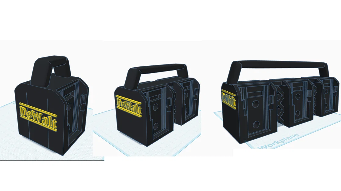 Khay xách pin DeWalt 20V in 3D: Gọn gàng và tiện dụng - Image 5