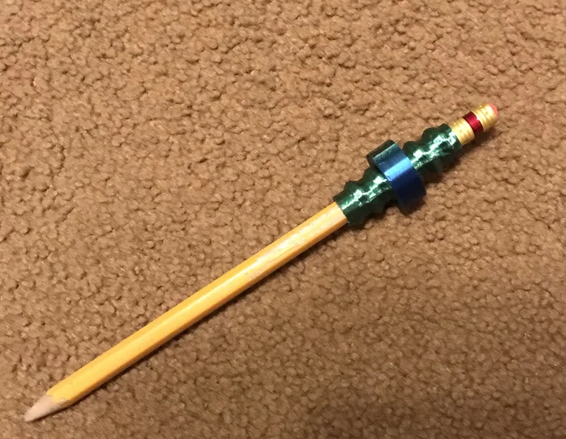 Pencil Fidget - Đồ chơi giải trí gắn bút chì cực chất in 3D - Image 1