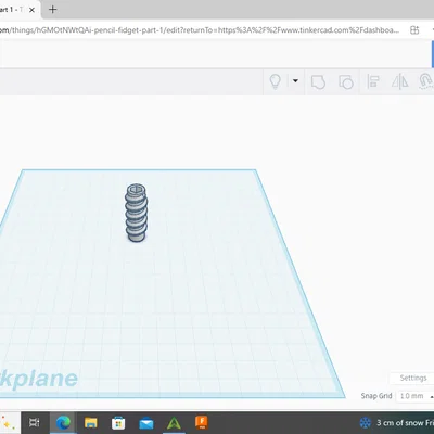 Pencil Fidget - Đồ chơi giải trí gắn bút chì cực chất in 3D