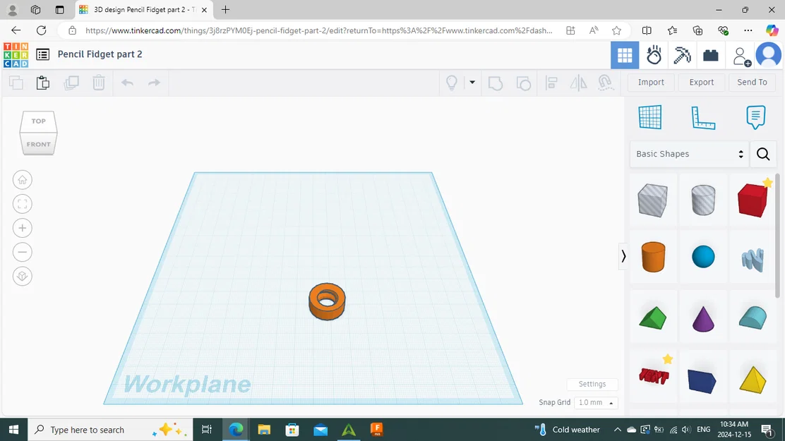 Pencil Fidget - Đồ chơi giải trí gắn bút chì cực chất in 3D - Image 3