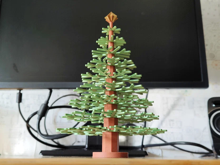 Cây Thông Noel Xếp Chồng - Trang Trí Nhà Cửa - Thiết Kế Phẳng - Image 1