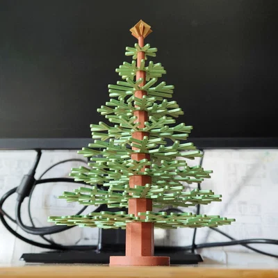 Cây Thông Noel Xếp Chồng - Trang Trí Nhà Cửa - Thiết Kế Phẳng