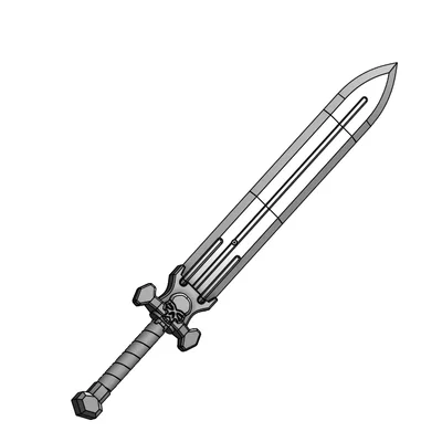 Mô hình kiếm năng lượng Power Sword (Space Marines 2) in 3D