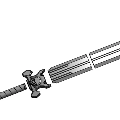 Mô hình kiếm năng lượng Power Sword (Space Marines 2) in 3D