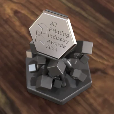 Mẫu thiết kế cúp dự thi Giải thưởng Ngành In 3D 2024 "Chaos"