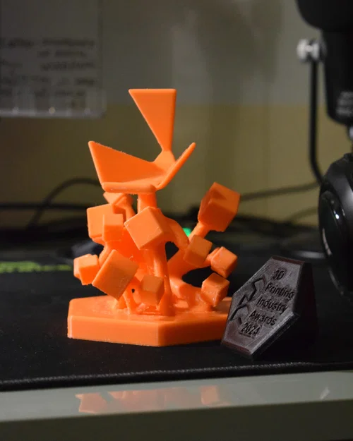 Mẫu thiết kế cúp dự thi Giải thưởng Ngành In 3D 2024 "Chaos" - Image 6