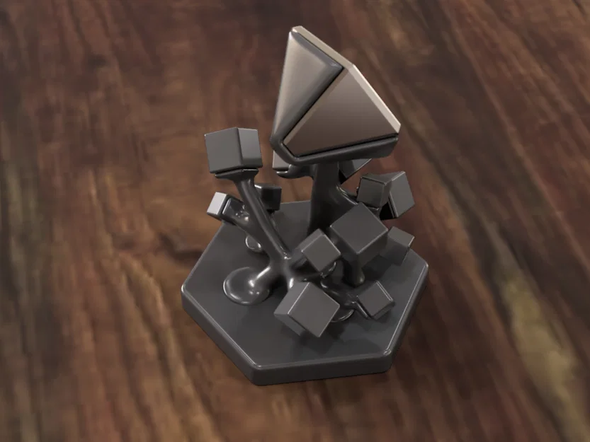 Mẫu thiết kế cúp dự thi Giải thưởng Ngành In 3D 2024 "Chaos" - Image 8