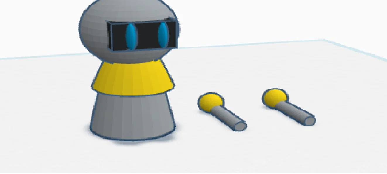 Mô hình Mr. Robot (Sprunki) dễ thương cho in 3D - Image 1