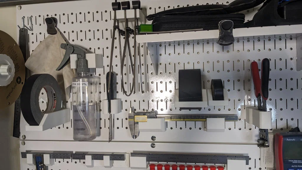 Hệ thống giá đỡ dụng cụ cho bảng lỗ (Pegboard Tool Mount System) - Image 2