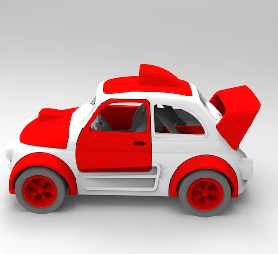 Mô hình xe đua Car V8: File in 3D độc đáo để tự lắp ráp - Image 3