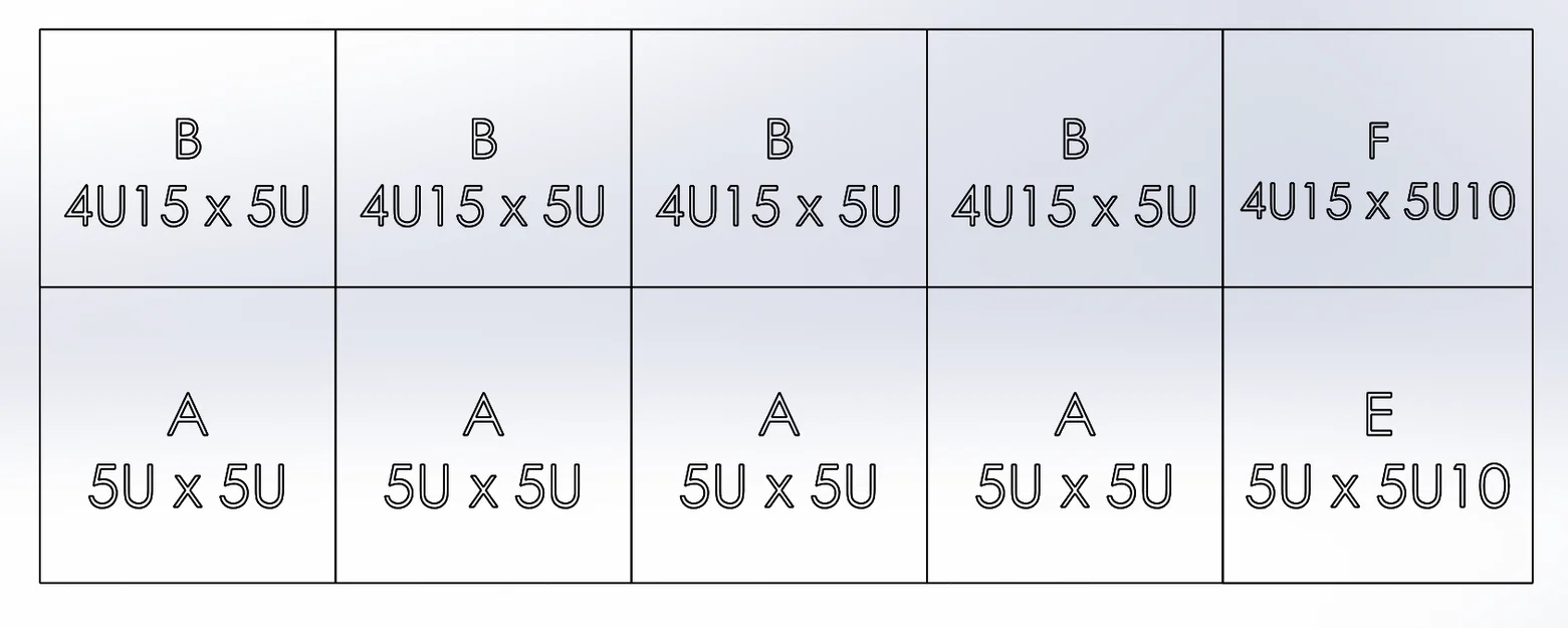 Tấm lót nền Gridfinity cho tủ đồ nghề Yukon 9 ngăn (Harbor Freight) - Image 2
