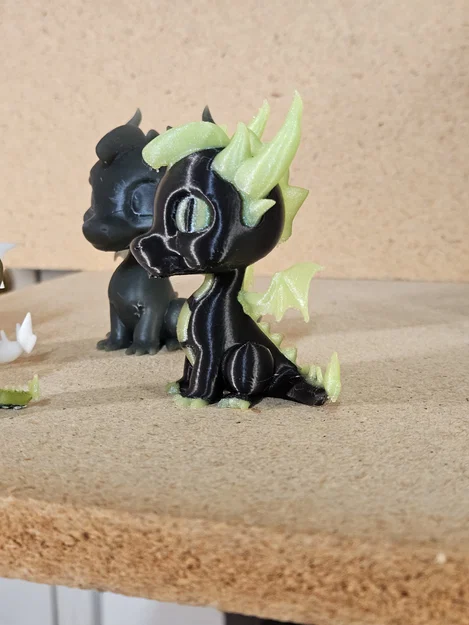 Mô hình in 3D rồng con Black Dragon dễ thương - Image 9