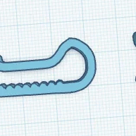 Bộ kẹp cố định cuộn giấy gói quà đa năng (Wrapping Paper Clips)