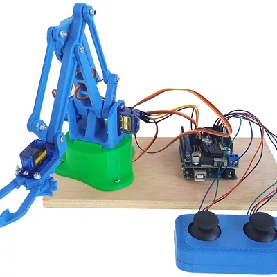 Mô hình cánh tay robot lập trình MICROLOG cho Arduino