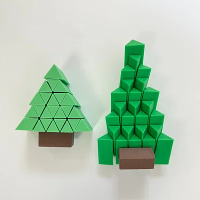 Cây Thông Pixel Fidget Nhỏ Xinh