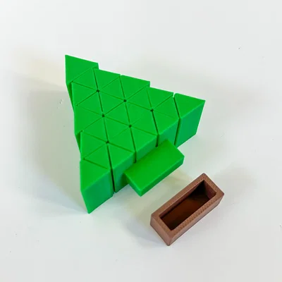 Cây Thông Pixel Fidget Nhỏ Xinh