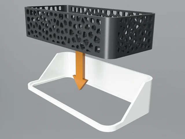 Kệ Nhà Tắm Voronoi (Voronoi Shower Shelf) - Image 2